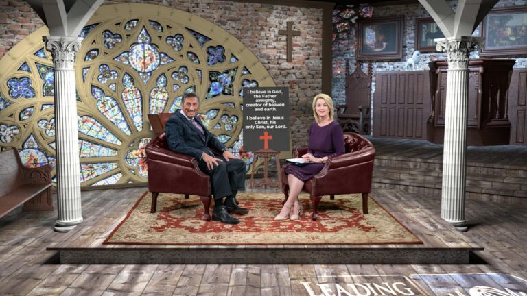 Dr. Michael Youssef and Jane Robelot sit together to discuss the book Saving Christianity?