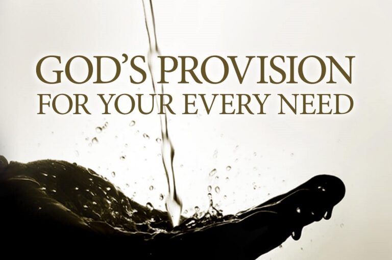 God’s Provision for Your Every Need