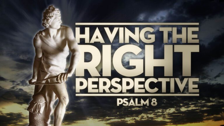 Having The Right Perspective