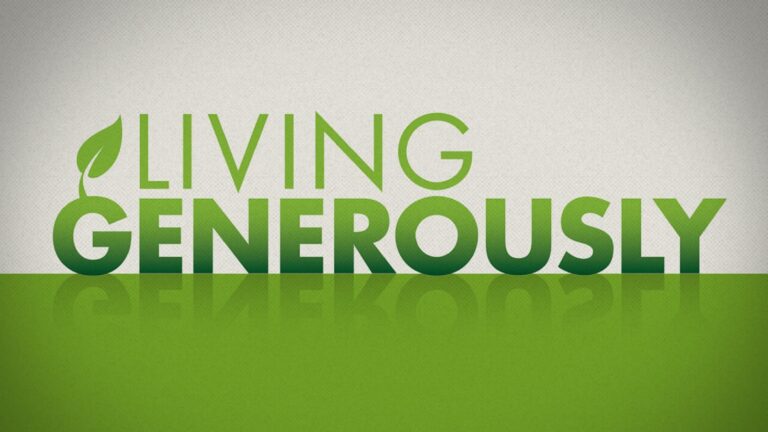 Living Generously