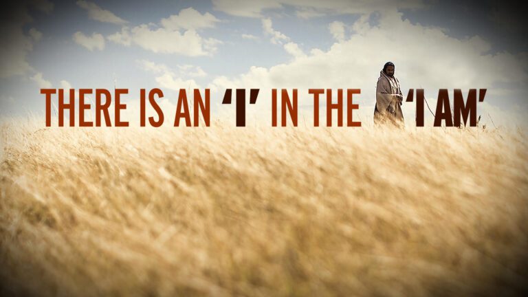 There Is an 'I' in the 'I AM'