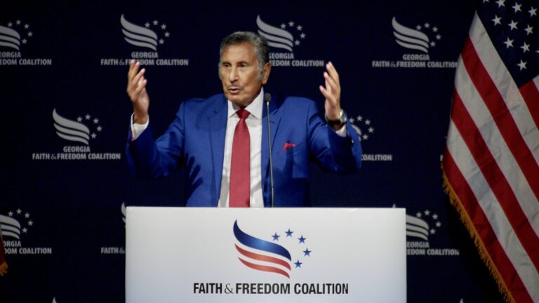 Dr. Michael Youssef at Faith & Freedom Coalition after Charlie Kirk's assassination